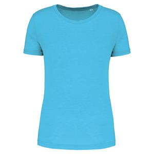 PROACT PA4021 - Damen-Triblend-Sportshirt mit Rundhalsausschnitt Light Turquoise