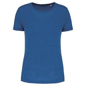 PROACT PA4021 - Damen-Triblend-Sportshirt mit Rundhalsausschnitt Sporty Royal Blue Heather