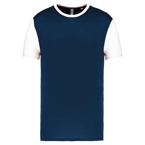 PROACT PA4023 - Zweifarbiges Kurzarmtrikot für Erwachsene Sporty Navy / White