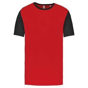 PROACT PA4023 - Zweifarbiges Kurzarmtrikot für Erwachsene Sporty Red / Black