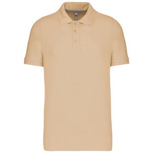 Kariban K241 - Herren Kurzarm Poloshirt Pique Light Sand