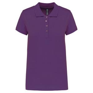 Kariban K255 - Damen Kurzarm-Poloshirt. Baumwollpiqué. Purple