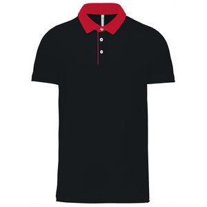 Kariban K260 - Zweifarbiges Jersey-Polohemd für Herren