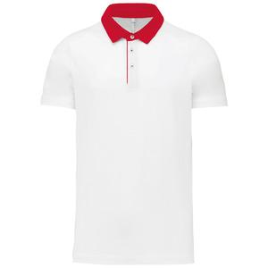 Kariban K260 - Zweifarbiges Jersey-Polohemd für Herren