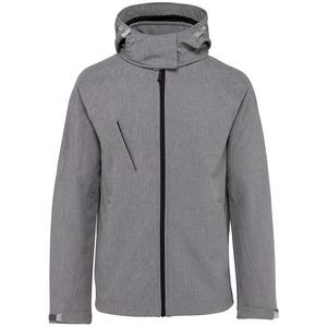 Kariban K414 - DAMEN SOFTSHELL JACKE MIT KAPUZE Marl Grey