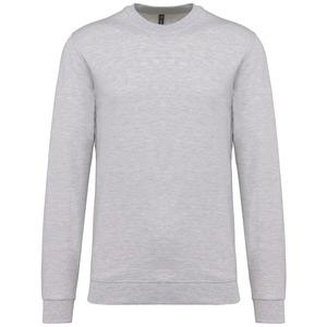 Kariban K474 - Sweatshirt mit Rundhalsausschnitt Ash Heather