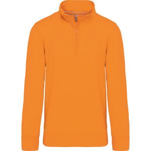 Kariban K487 - Sweatshirt mit Reißverschlusskragen Orange