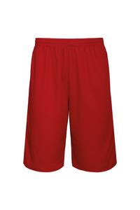 Proact PA162 - Reversible Unisex Basketball Shorts Sporty Red / White