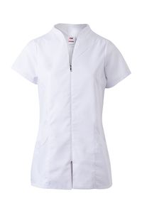 Velilla 535202 - ZIP SCRUB TOP Weiß