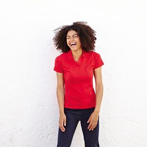 Fruit of the Loom SC63212 - Piqué Poloshirt Mischgewebe Damen