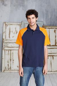 Kariban K226 - Zweifarbiges Baseball Poloshirt