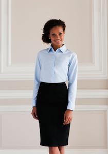 Russell Collection RU932F - Ladies` Oxford Bluse LA