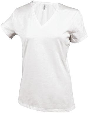 Kariban K381 - DAMEN KURZARM T-SHIRT MIT V-AUSSCHNITT