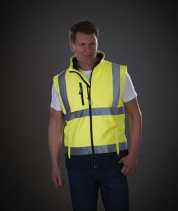 Yoko YHV006 - Hi-Vis Softshell Gilet