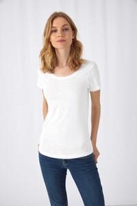 B&C CGTW047 - Ladies SLUB Organic Cotton Inspire T-shirt