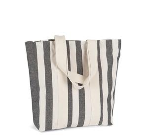 Kimood KI5213 - Recycelte Shoppingtasche – Streifenmuster