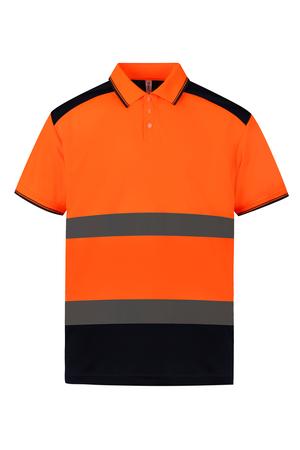 Yoko YHVJ220 - Zweifarbiges HiViz-Polohemd